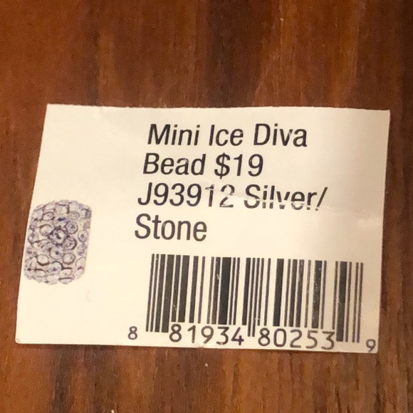 🆕 Brighton Mini Ice Diva bead MINI holder ONLY Silver w clear crystals Retired - Picture 5 of 8